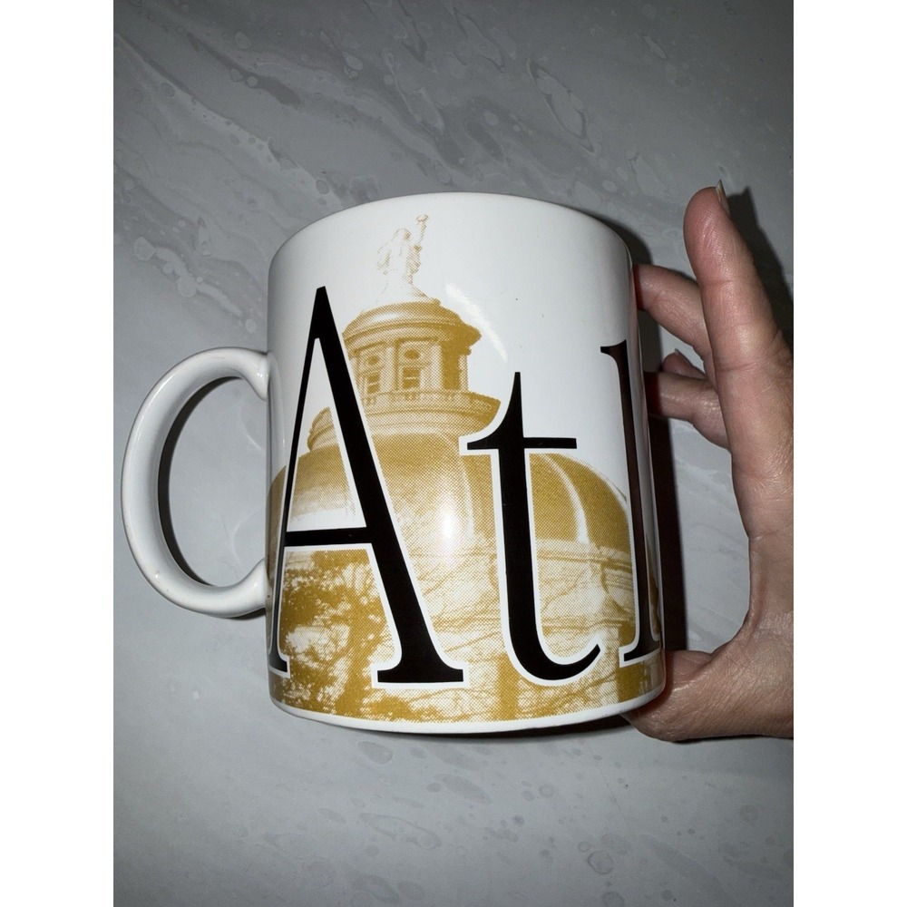Vintage Starbucks Atlanta, City Mug Collection Mug, 16 oz- 1994 Large RARE - Picture 3 of 7